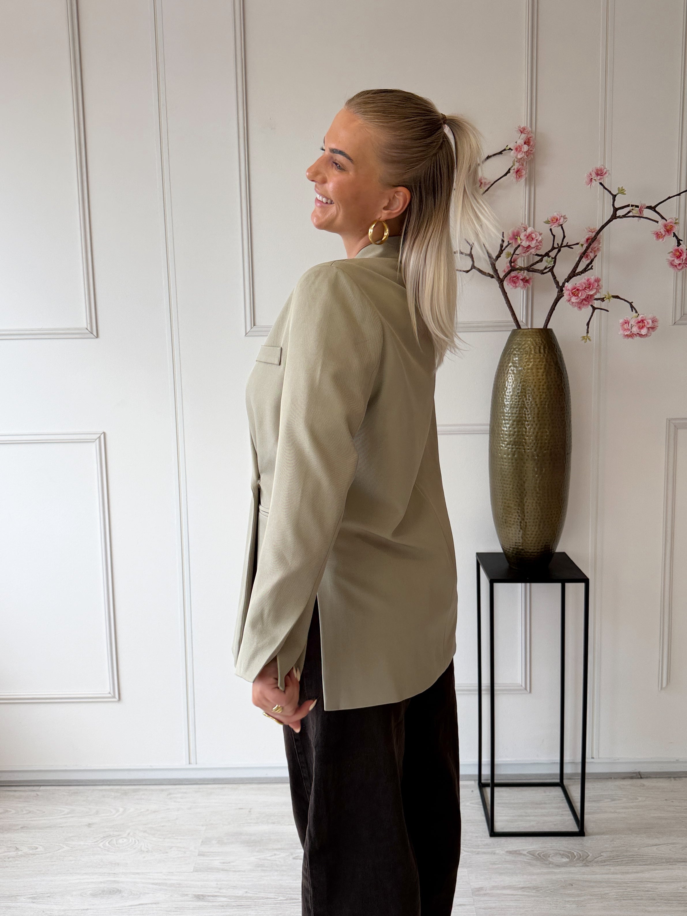 Oversized Boxy Blazer | Groen