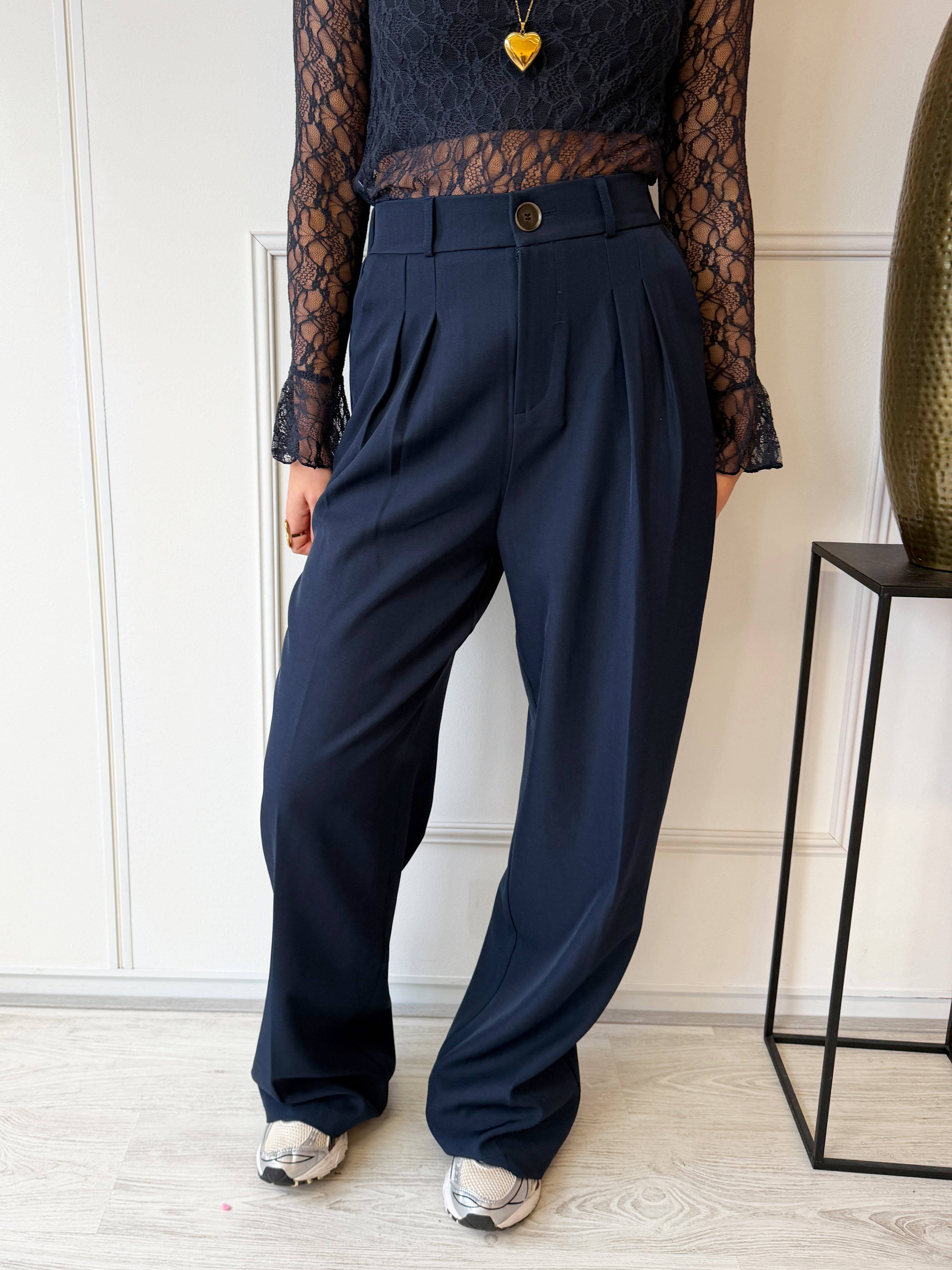 Oversized Boxy Pantalon | Navy