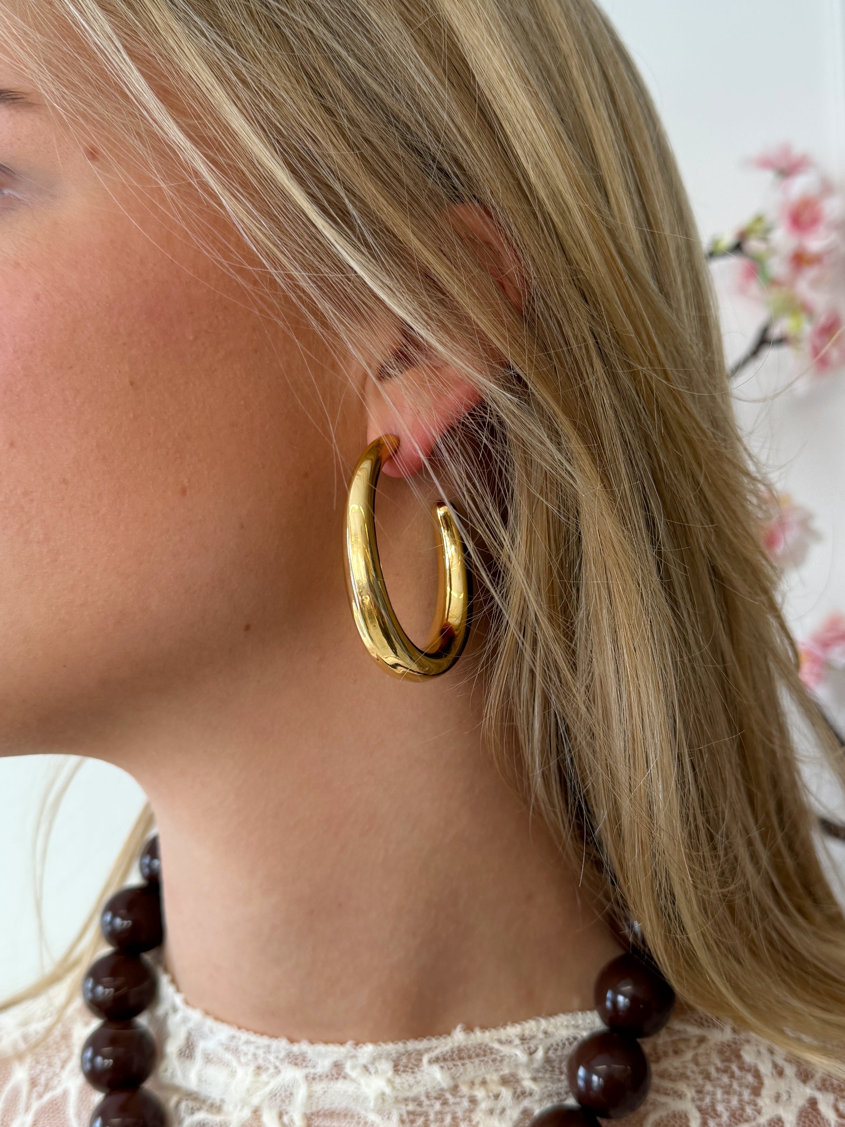 Hope Hoop Oorbellen | Goud