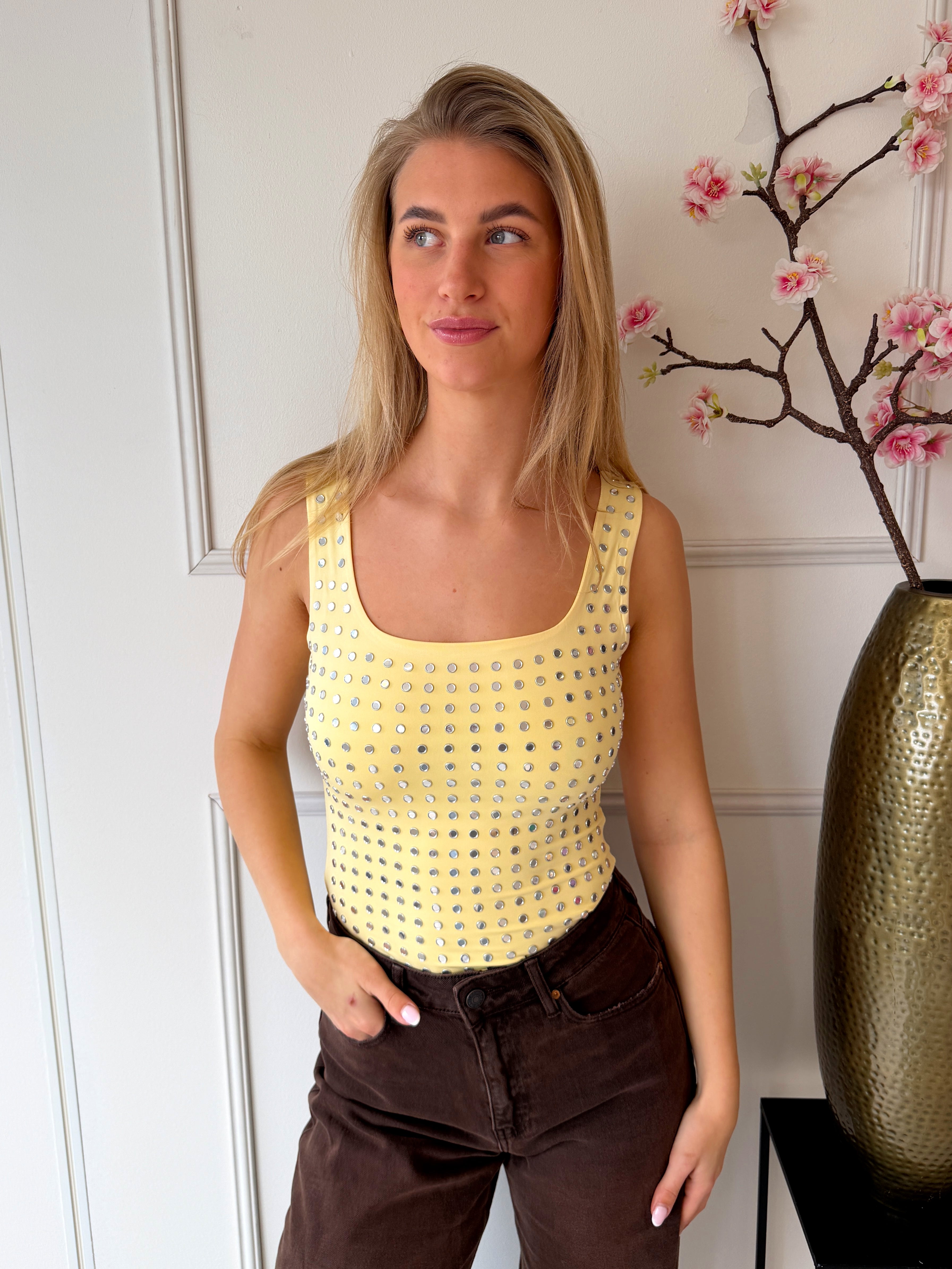 Limited Studs Body | Geel