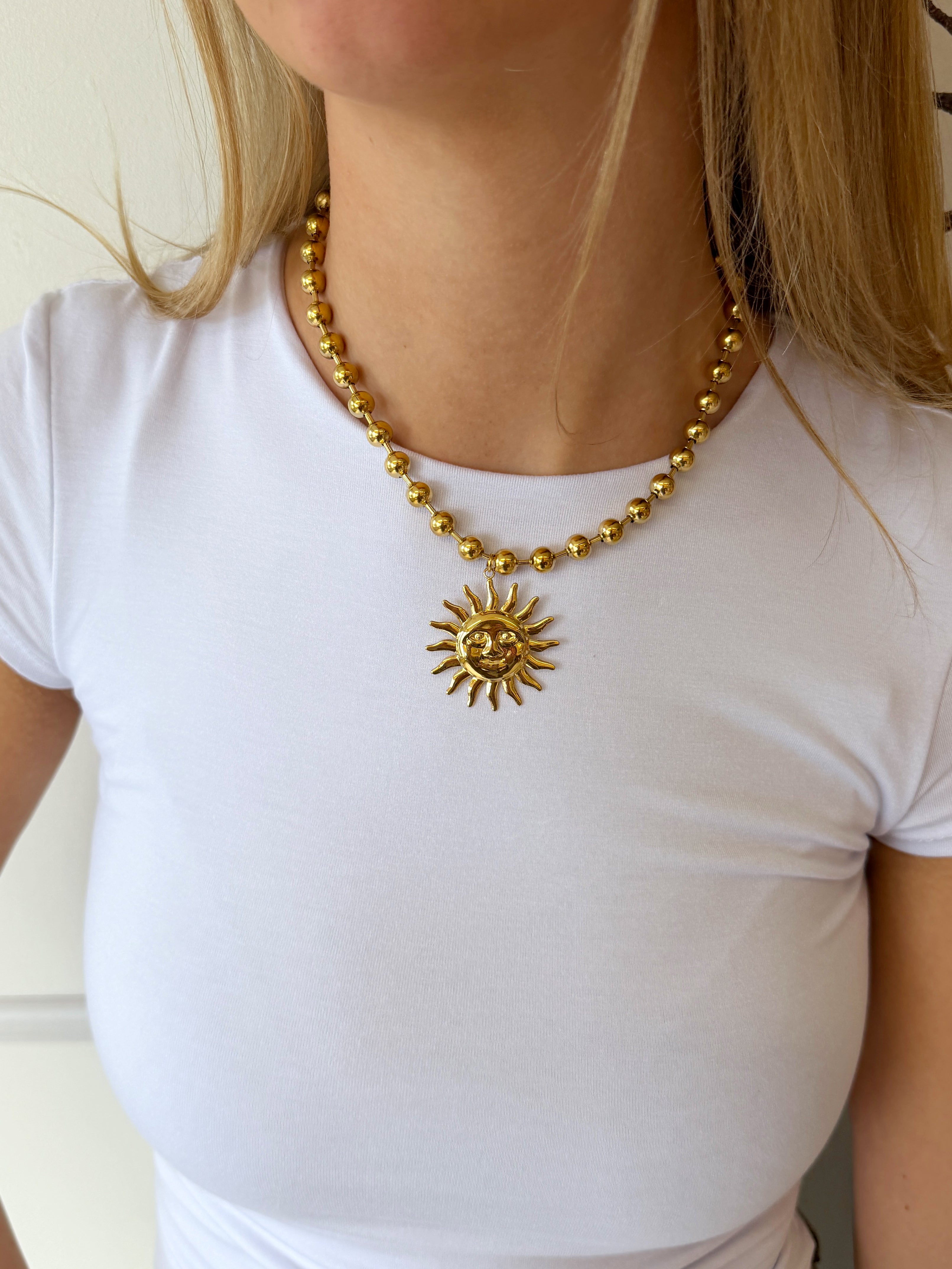 Sunshine Ketting | Goud