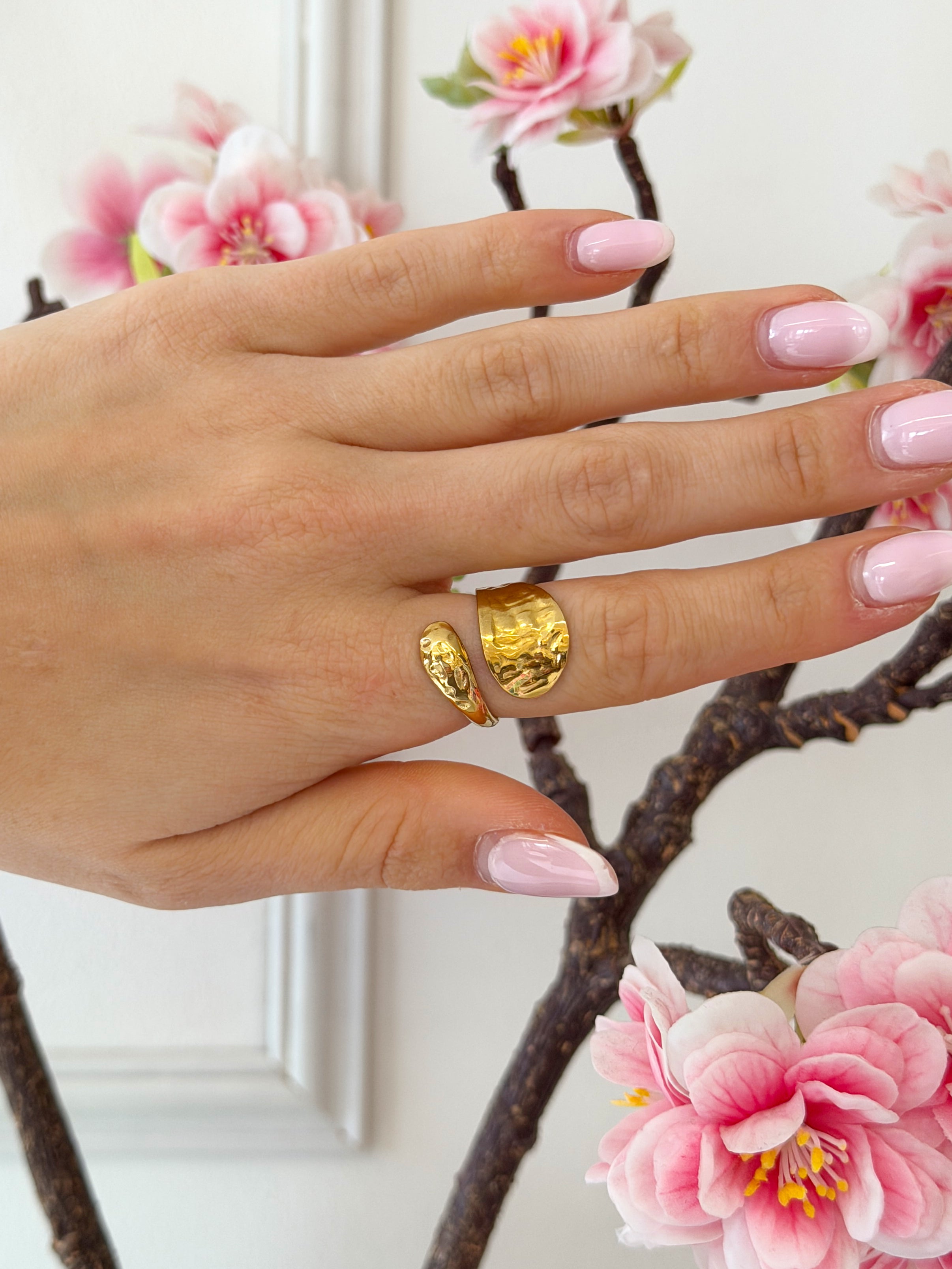Duo Bloom Ring | Goud