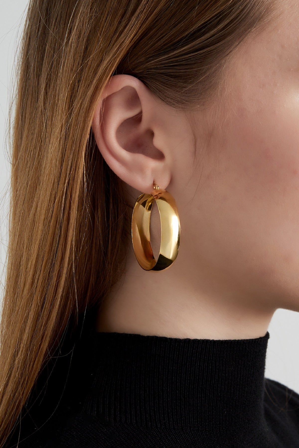 Chique Hoop Oorbellen | Goud
