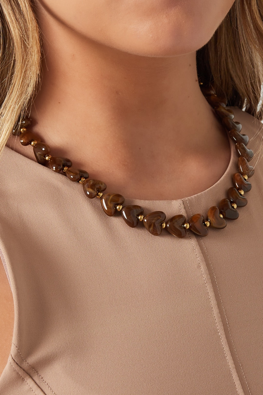 Hartjes Ketting | Bruin