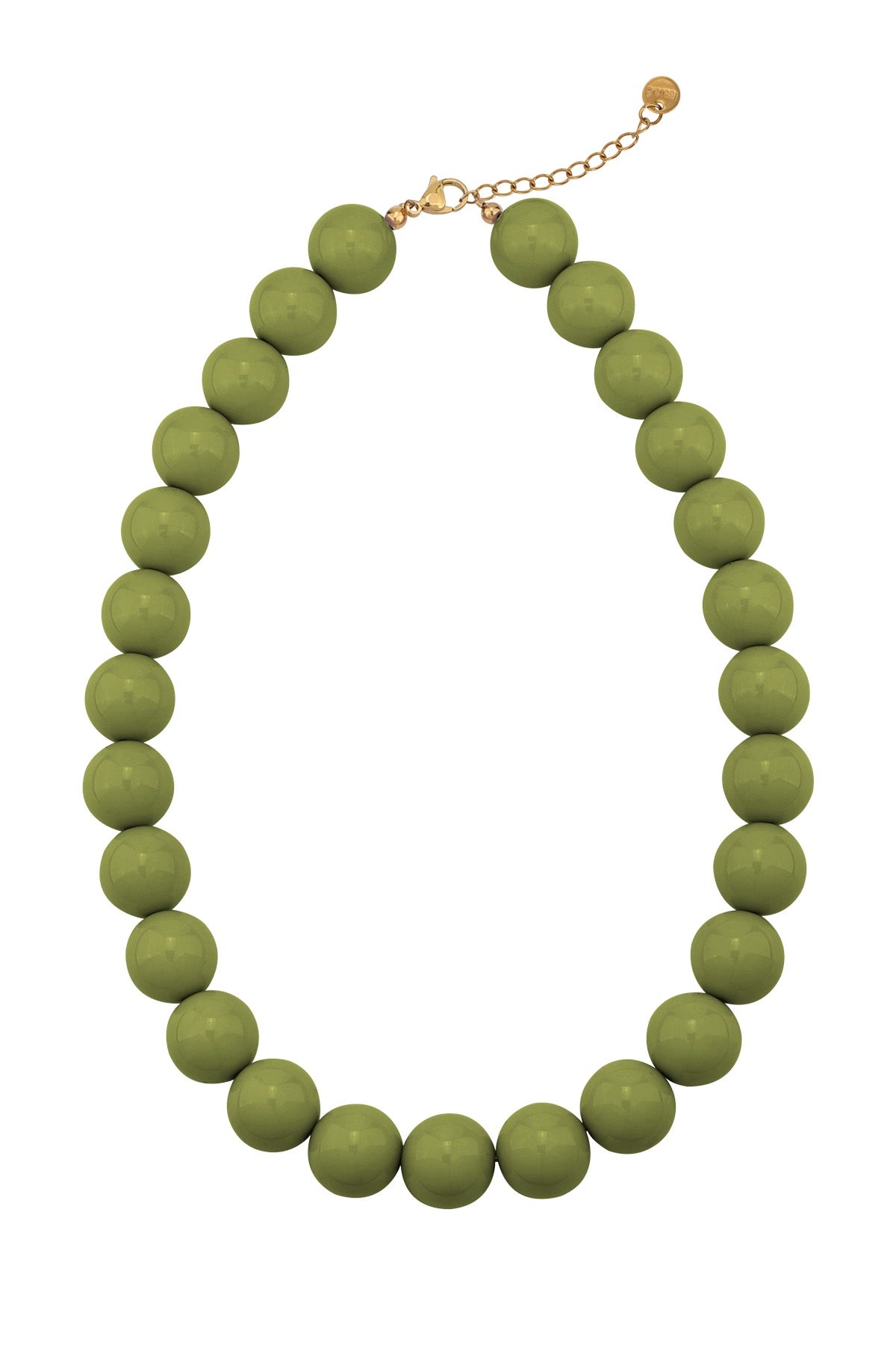 Grote Kralen Ketting | Groen