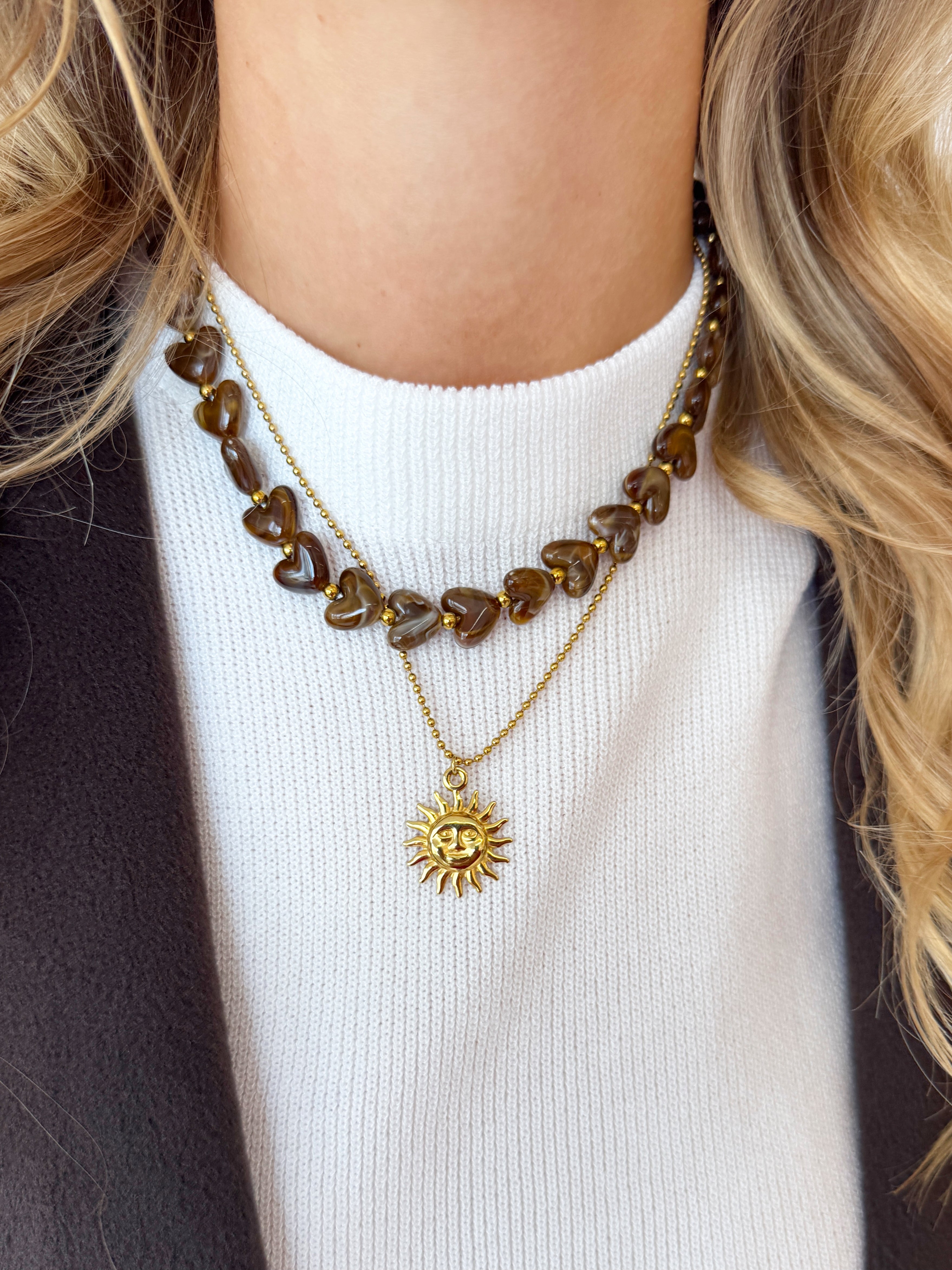 Hartjes Ketting | Bruin