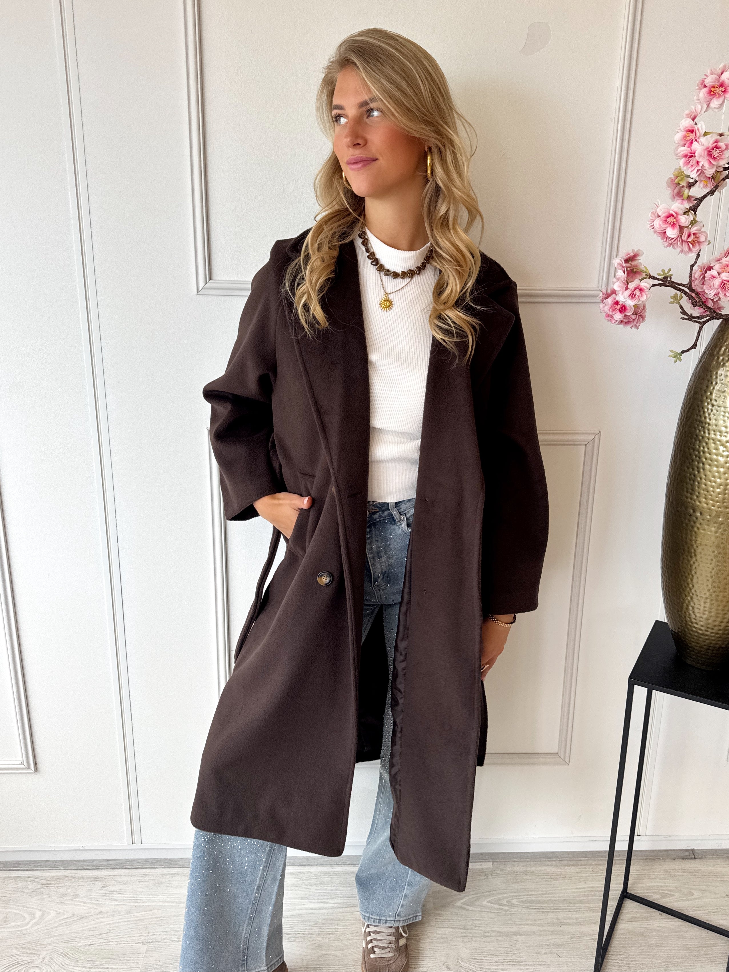 Trenchcoat Jas | Bruin