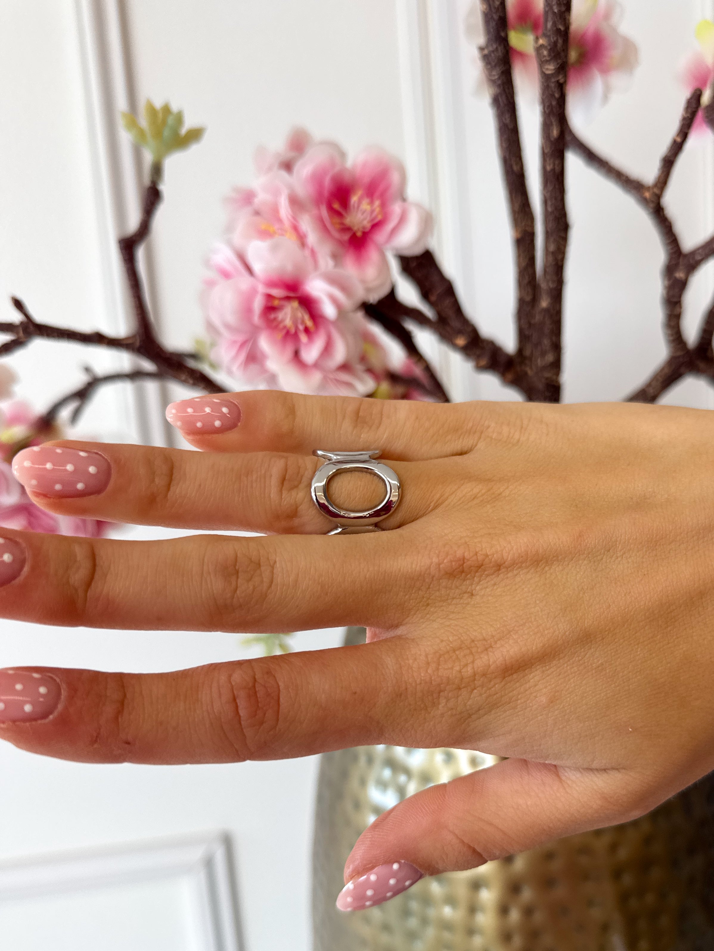 Open Circle Ring | Zilver