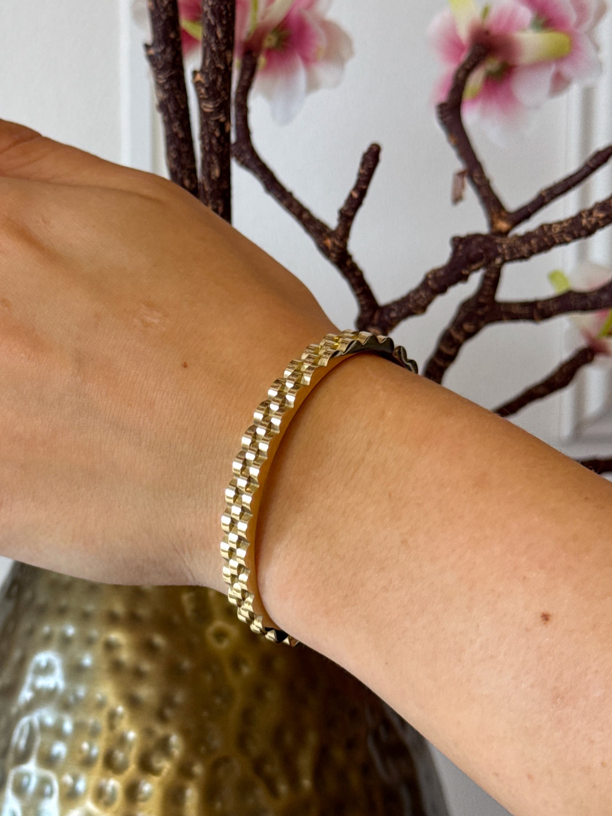 Inspired Schakel Armband | Goud