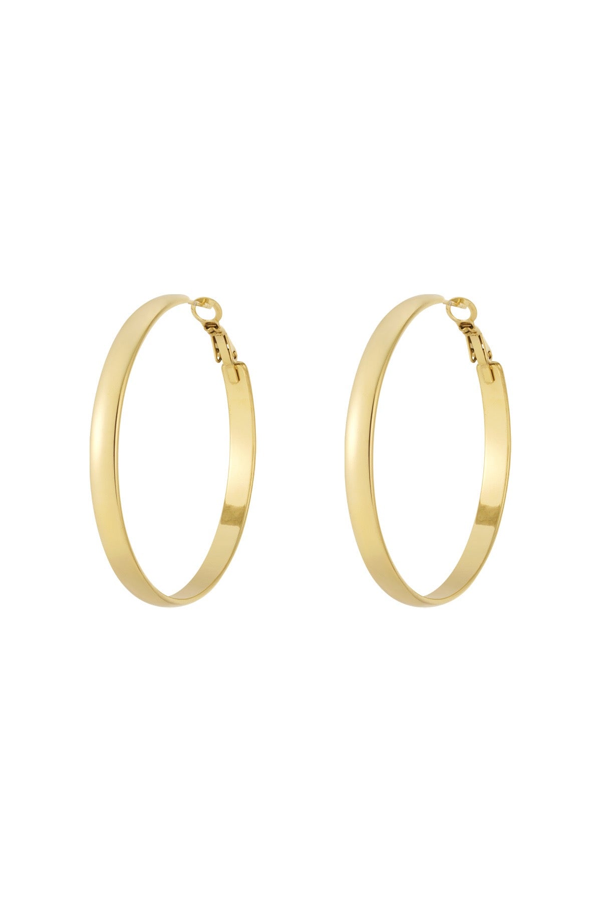 Basic Hoop Oorbellen | Goud