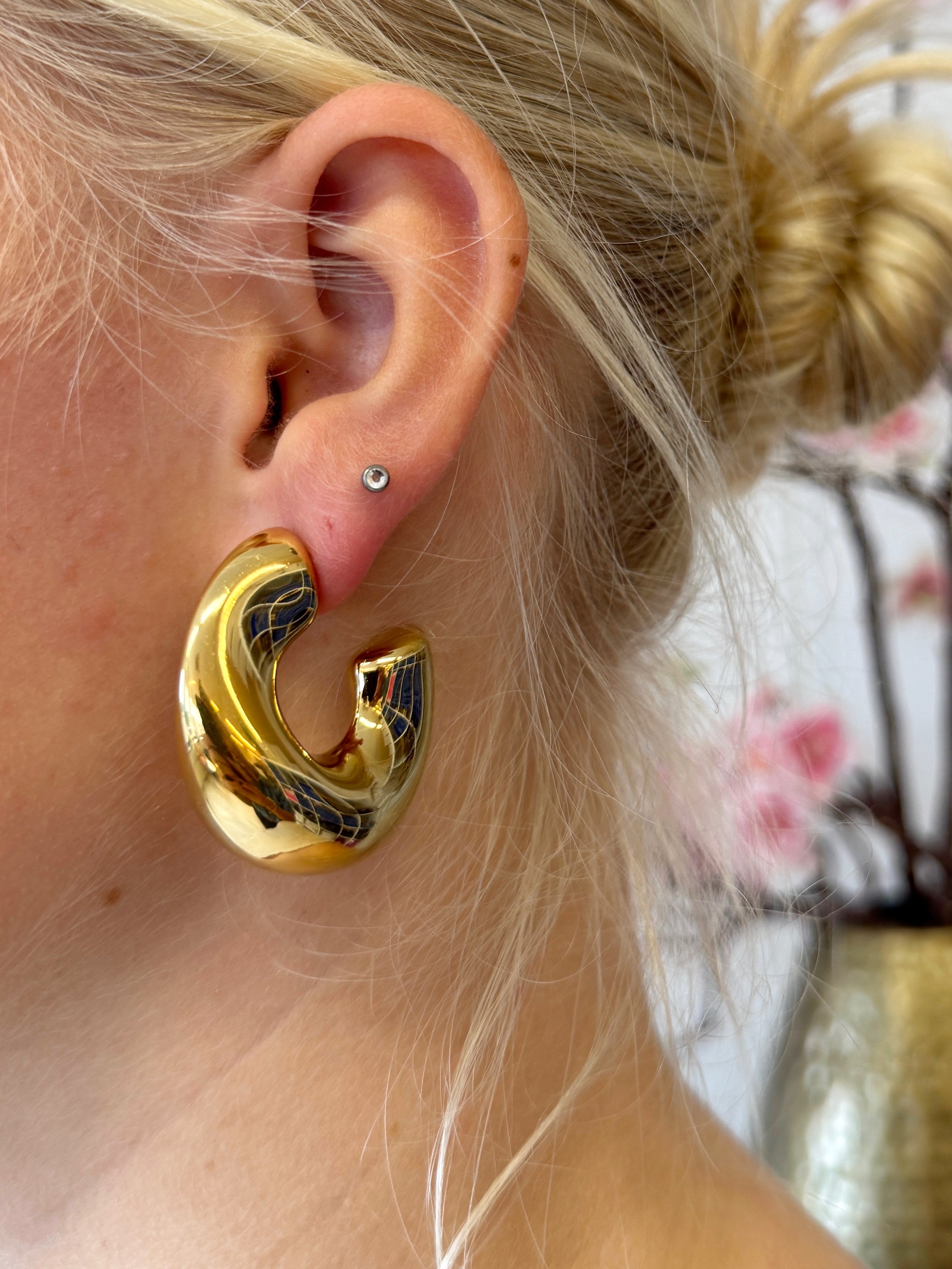 Statement Creolen Oorbellen | Goud