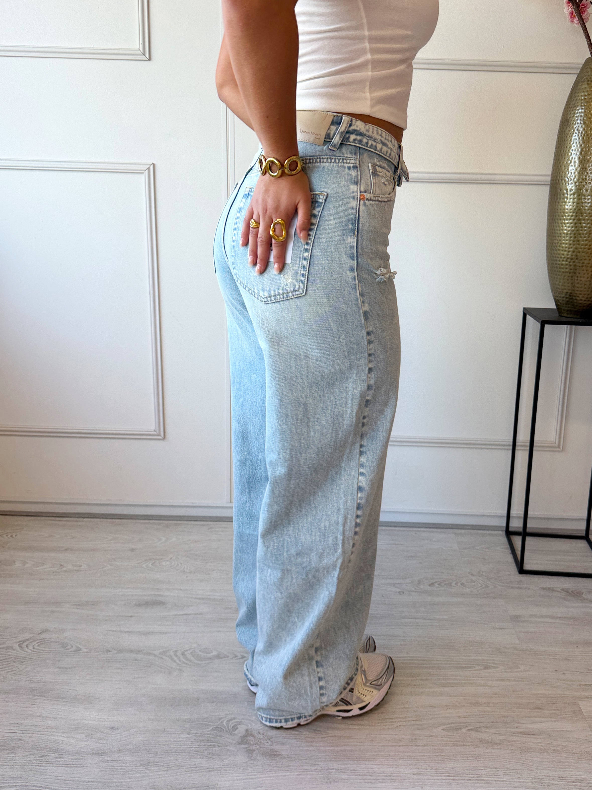 The Perfect Omslag Jeans | Lichtblauw