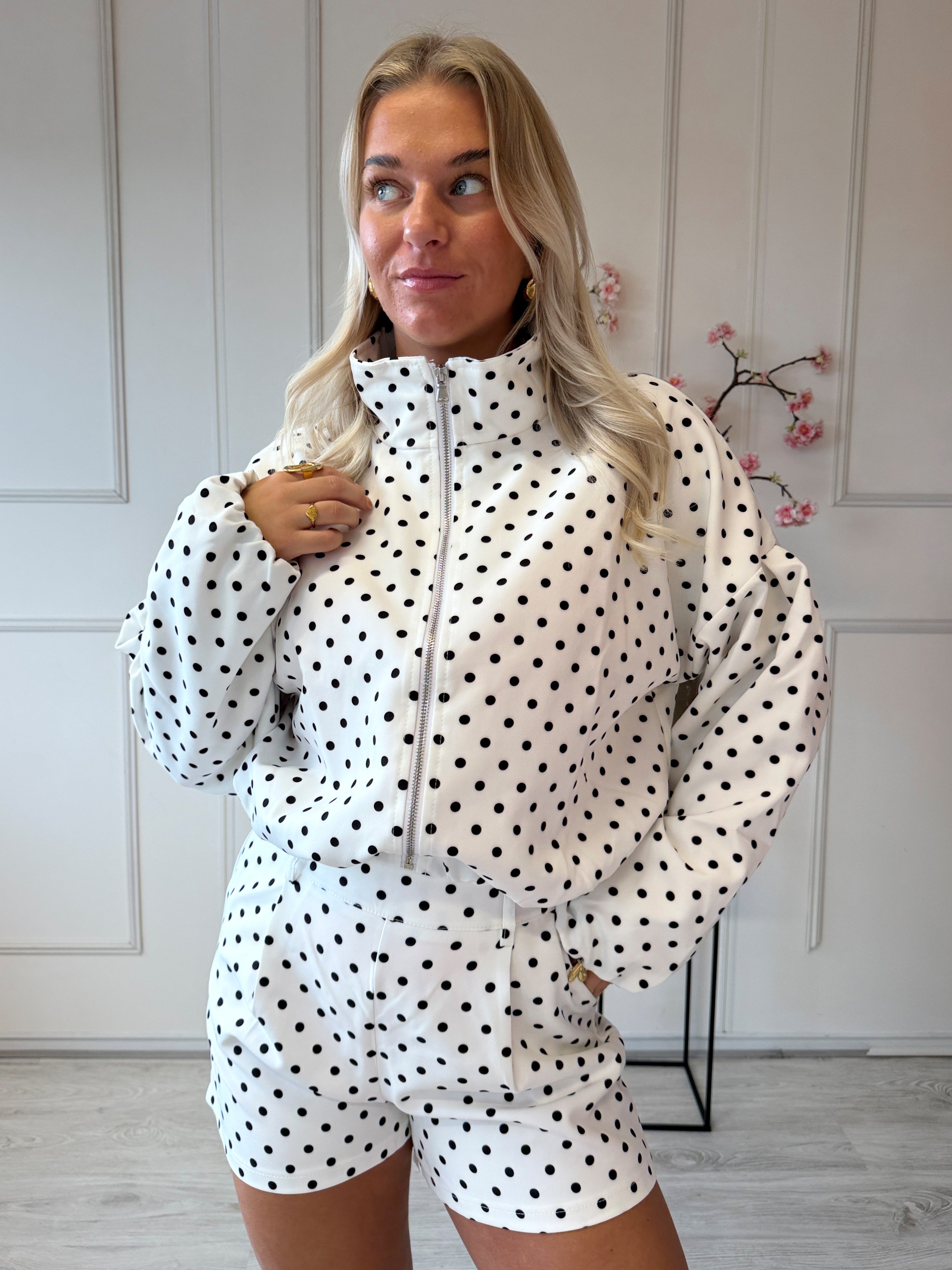 Dolly Dot Jacket | Wit