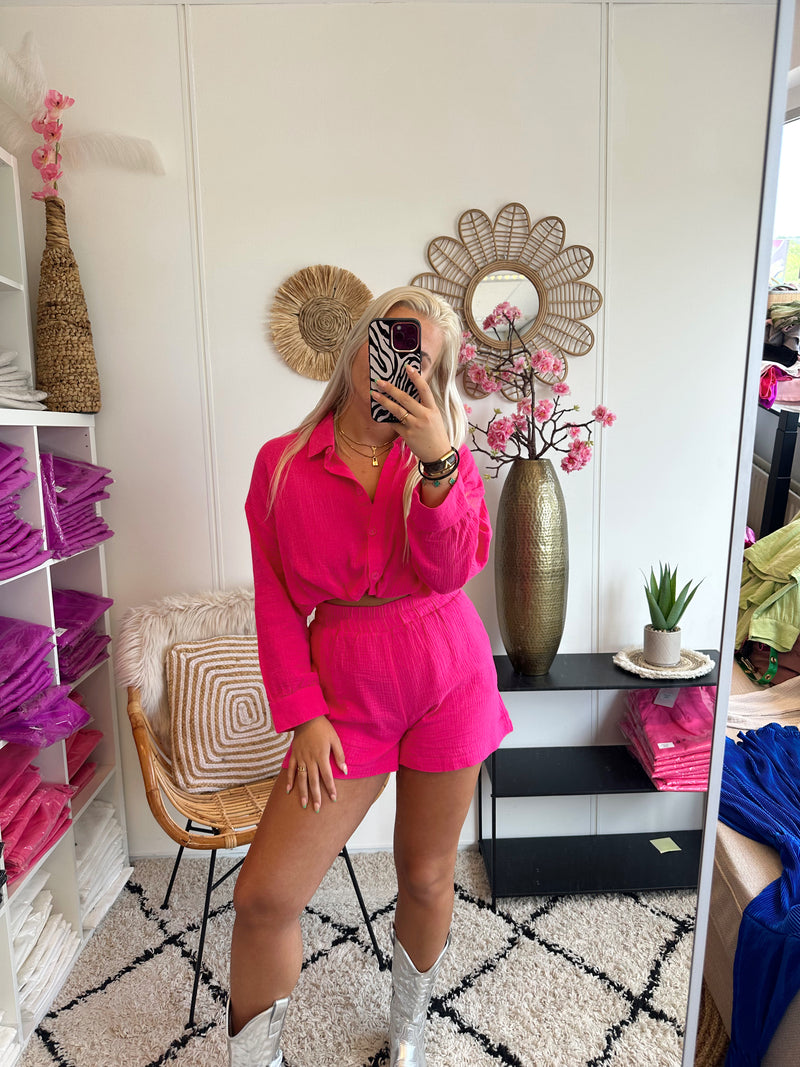 Milou Short | Roze