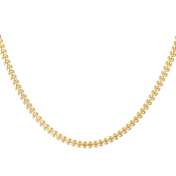 Ketting Blaadjes | Goud