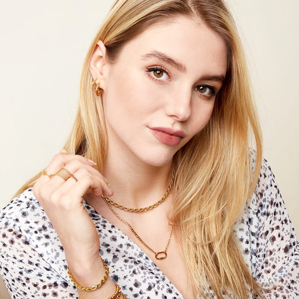 Twisted Chain Ketting | GOUD