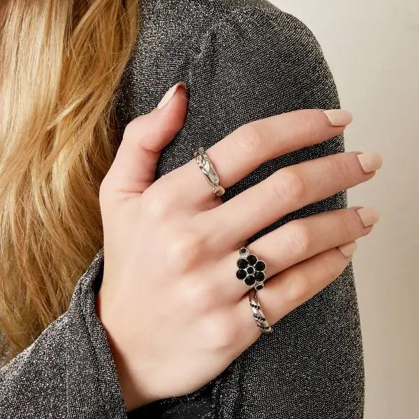 Ring Zirkoon Swirl | Zilver